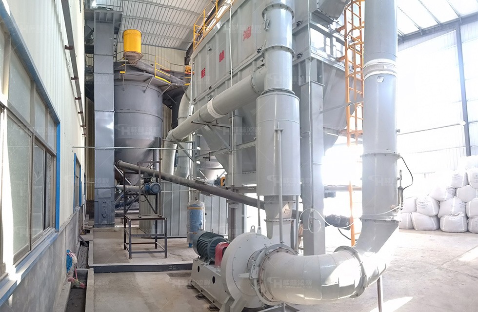湖南某大型化工厂萤石精矿粉加工项目