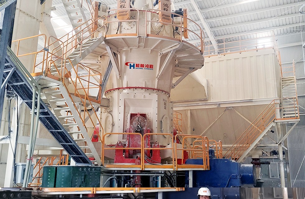 东南亚HLMX1800大型超细立磨碳酸钙生产线